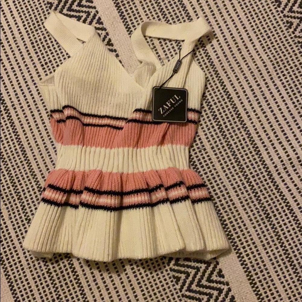 peplum tank